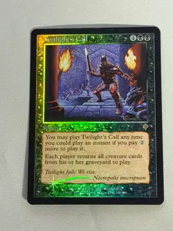 MTG FOIL Twilight's Call Invasion Magic the Gathering - Image 1