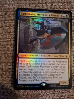 Taskmaster, Mercenary Mimic Foil Marvel Super Heroes Mtg Nm 0232 - Image 1