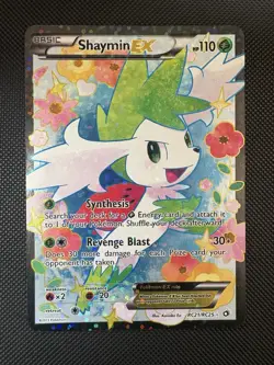 Pokemon TCG Shaymin-EX Legendary Treasures Full Art Ultra Rare Card RC21/RC25 - Image 1