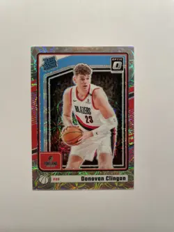 Donovan Clingan -- 2024-25 Donruss Optic #272 Premium Box Set #/249 -- ROOKIE RC - Image 1