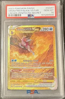 PSA 10 2023 Pokemon SWSH Palkia VSTAR Crown Zenith-FA #GG67 - Image 3