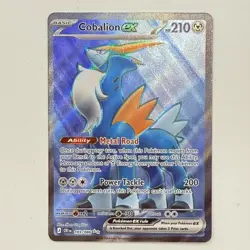 Cobalion ex 103/086 Ultra Rare Full Art Chaos Rising Pokemon Near Mint - Image 5