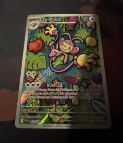 Pokemon TCG Ambipom 107/094 Paldean Fates Illus Rare Full Art Holo EN - Image 1