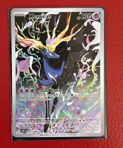 Pokemon TCG Xerneas Illustration Rare Full Art Holo | 091/086 | Chaos Rising - Image 1