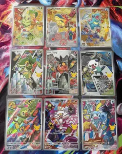 Pokemon TCG: First Partner Illustration Collection Series 2 - Set Of 9 (NM) - Image 1