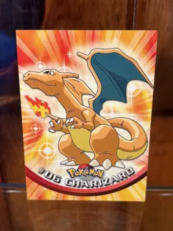 Topps Pokemon TV Animation Edition Charizard #06 Base Set Trading Card 1999 - Image 1