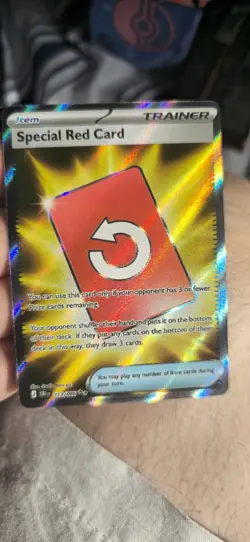 Pokemon TCG Full Art Special Red Card English Pokemon 113/086 NM Chaos Rising - Image 1