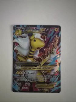 Pokemon TCG M Ampharos EX Full Art Ultra Rare Ancient Origins 88/98 (LP) - Image 1