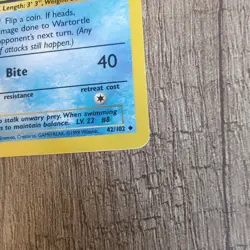 Wartortle 42/102 | Base Set | Non Holo Pokemon Card LP - Image 5