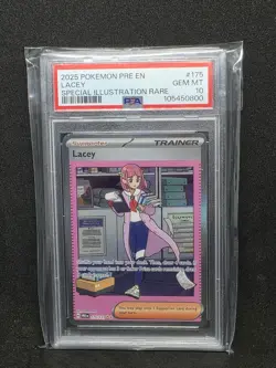 2025 Pokemon Prismatic Evolutions LACEY 175/131 Special Illustration Rare PSA 10 - Image 1