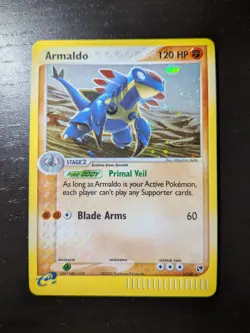 Armaldo Holo Rare EX Sandstorm 1/100 Pokemon NM - Image 3
