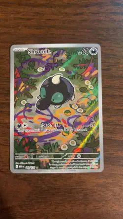 Shroodle 149/132 IR Illustration Rare Holo Pokemon 2025 Mega Evolution NM - Image 1