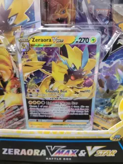 Sealed Pokemon Zeraora VMAX & VSTAR Battle Box SWSH 4 TCG packs EN 2022 - Image 4