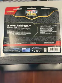 Pokemon Scarlet & Violet Paldean Fates Tech Sticker Collection - Shiny Maschiff - Image 2