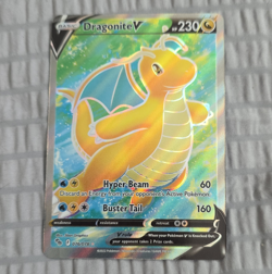Pokemon Dragonite V Full Art Ultra Rare Holo Pokemon GO 076/078 English - Image 1