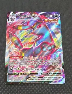 Umbreon VMAX 095/203 Ultra Rare Full Art Evolving Skies Pokemon - Image 1