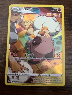 Rockruff TG07/TG30 Full Art Silver Tempest Trainer Gallery - Pokemon TCG - Image 1