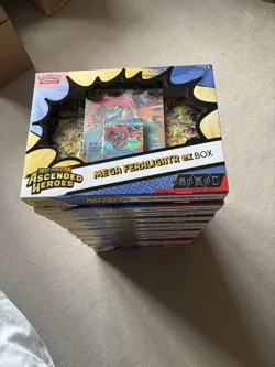 Pokemon TCG Ascended Heroes Mega Feraligatr EX Box X2 - Image 3