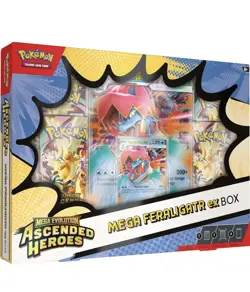 x2 Pokemon TCG - Ascended Heroes Feraligatr Mega EX Box New & Sealed - Image 1