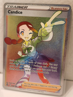 Candice Rainbow Rare Pokemon TCG Silver Tempest 204/195 Near Mint - Image 1