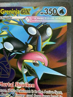 2026 Pokemon - Mega Greninja Ex - Chaos Rising - FULL ART ULTRA RARE - 100/086 - Image 2