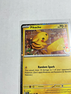 DOUBLE SWIRL Pikachu 51/162 Pokemon Day 2026 Stamped Promo NM Holo - Image 4
