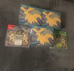 3x Pokemon Ascended Hero ETB + 2x TCG Ascended Hero Triple Blister Packs SEALED - Image 2