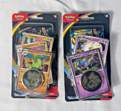 Pokemon TCG Chaos Rising 2 Pack Blister Lot Zacian Flygon Metal Coin Sealed - Image 1