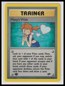 Pokemon Gym Challenge 1st Edition Misty's Wish 108/132 - Image 1