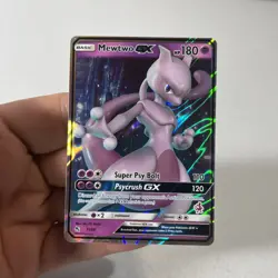 Mewtwo GX 31/68 Holo GX Rare Hidden Fates Pokemon Near Mint - Image 1