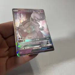 Mewtwo GX 31/68 Holo GX Rare Hidden Fates Pokemon Near Mint - Image 5