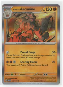 Pokemon Twilight Masquerade - 100/167 Hisuian Arcanine - Image 1