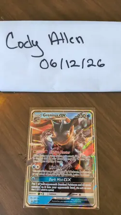 The Pokemon Company Greninja GX SM197 Sun & Moon Promo Holo English HP 230 2019 - Image 1