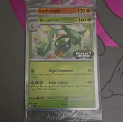 Pokemon Perfect Order STAFF Promo Sealed Doublade Serperior Barbaracle Tyrantrum - Image 3