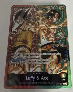 ONE PIECE ENGLISH TCG: (ST-30) Starter Deck EX: Luffy & Ace BRICK ONLY SEALED - Image 1