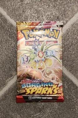 Pokemon Tcg Surging Sparks Booster Pack X4 Factory Sealed See Description - Image 5