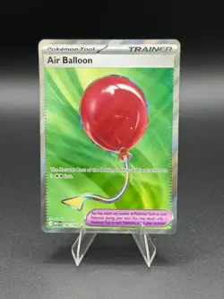 💥AIR BALLOON Ultra Rare Holo Trainer #166/132 Pokemon Mega Evolution English💥 - Image 1