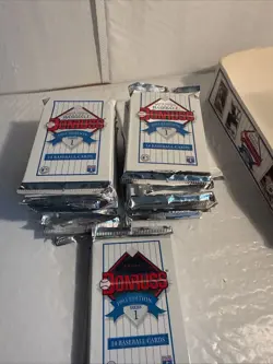 1993 Donruss Series 1 Baseball 14 cards per pack FACTORY SEALED 13 Pack Lot - Image 2