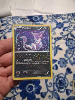 LP Purrloin RC13/RC25 Legendary Treasures Radiant Collection Holo Pokemon #1 - Image 1