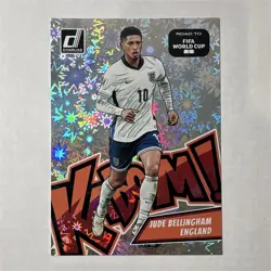 2025-26 Panini Donruss Road to FIFA World Cup Kaboom! #4 Jude Bellingham JUMBO - Image 1