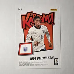 2025-26 Panini Donruss Road to FIFA World Cup Kaboom! #4 Jude Bellingham JUMBO - Image 2