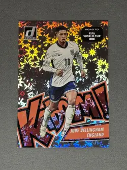 Panini Donruss Road to FIFA World Cup Oversized Kaboom! #4 Jude Bellingham - Image 1
