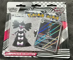 Pokemon TCG Scarlet & Violet WHITE FLARE TECH STICKER COLLCTION 3 Pack Blister - Image 1