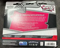 Pokemon TCG Scarlet & Violet WHITE FLARE TECH STICKER COLLCTION 3 Pack Blister - Image 2