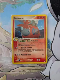 Pokemon Crystal Guardians Camerupt Holo Rare Card 3/100 LP Condition - Image 1