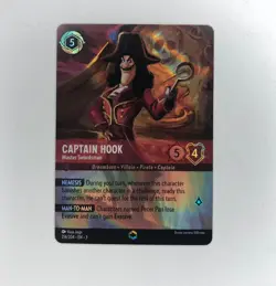 Captain Hook - Master Swordsman | Lorcana | Enchanted | EN 214/204 - Image 1