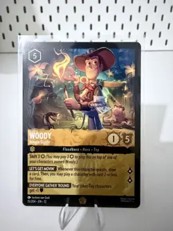 Disney Lorcana Wilds Unknown: Woody - Jungle Guide 15/204 - Image 1