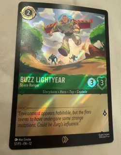 Buzz Lightyear - Space Ranger Foil 57/P3 Disney Lorcana AMC movie promo - Image 1