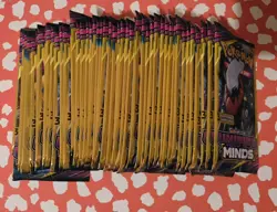 Qty: 47 - Pokemon TCG Sun & Moon Unified Minds Booster Mini Packs & Display Box - Image 3