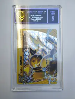 Pokemon TCG - Raichu BREAK 50/162 Breakthrough - Universal Grading 8.5 - Image 1